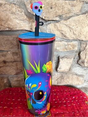 NWT Starbucks Dia de los Muertos Tumbler 24oz 710mL Halloween Day of the Dead
